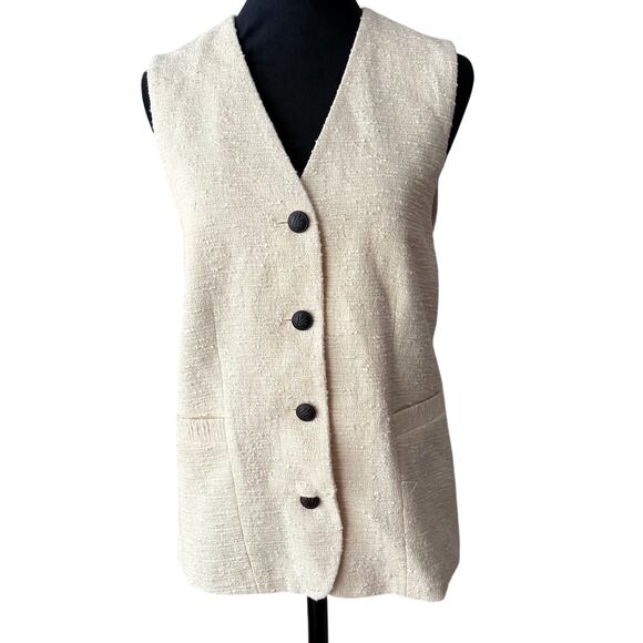 Rag & Bone Charlotte Tweed Vest | Italian Fabric | Size S | New with Tags $398 - Picture 8 of 11